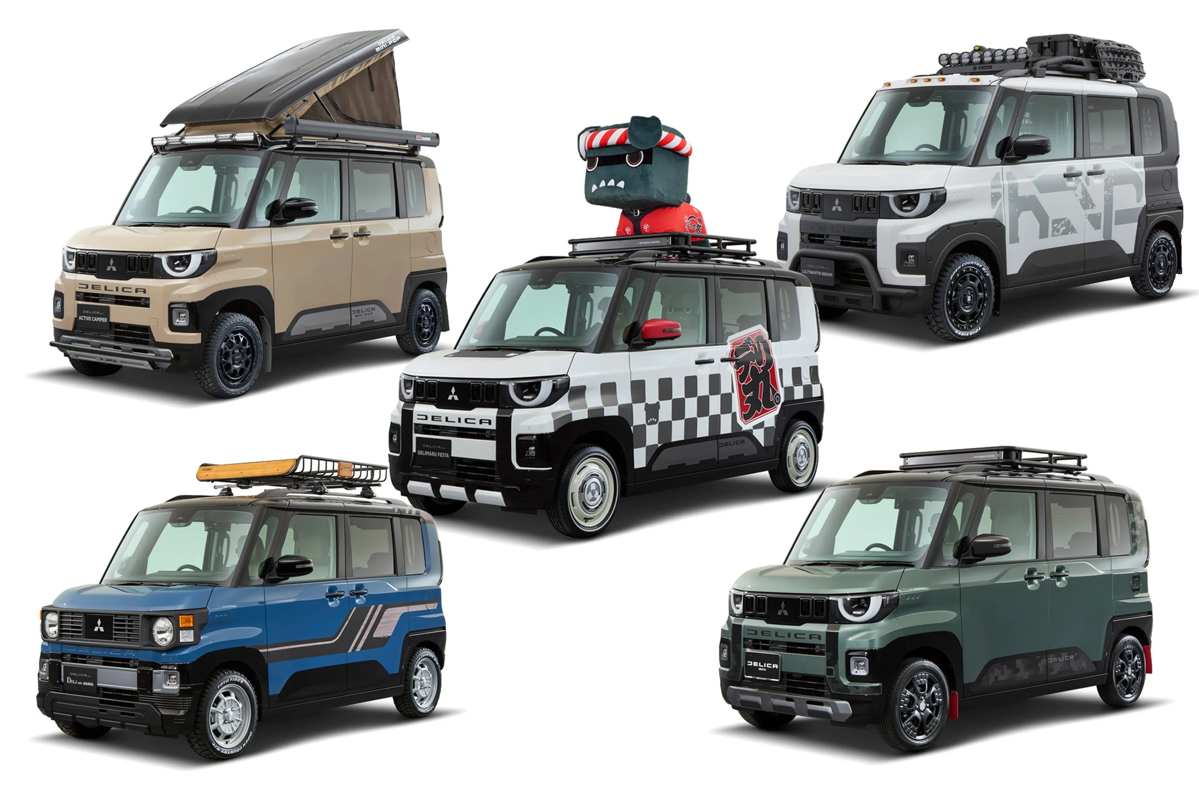 Check out these cute Mitsubishi Delica Minis at 2026 Tokyo Auto Salon