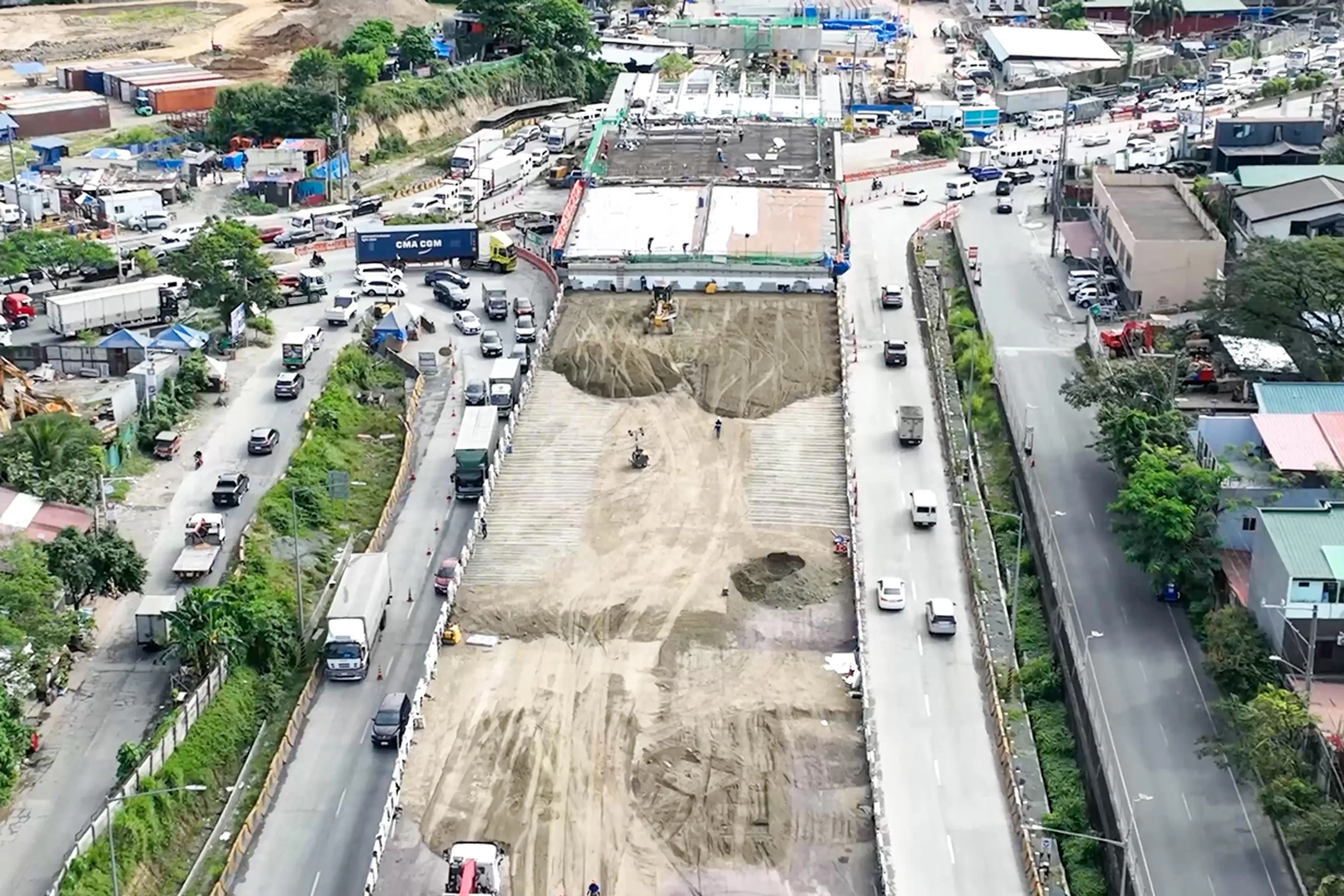 NLEX: Mindanao Ave-Quirino link project now close to halfway mark