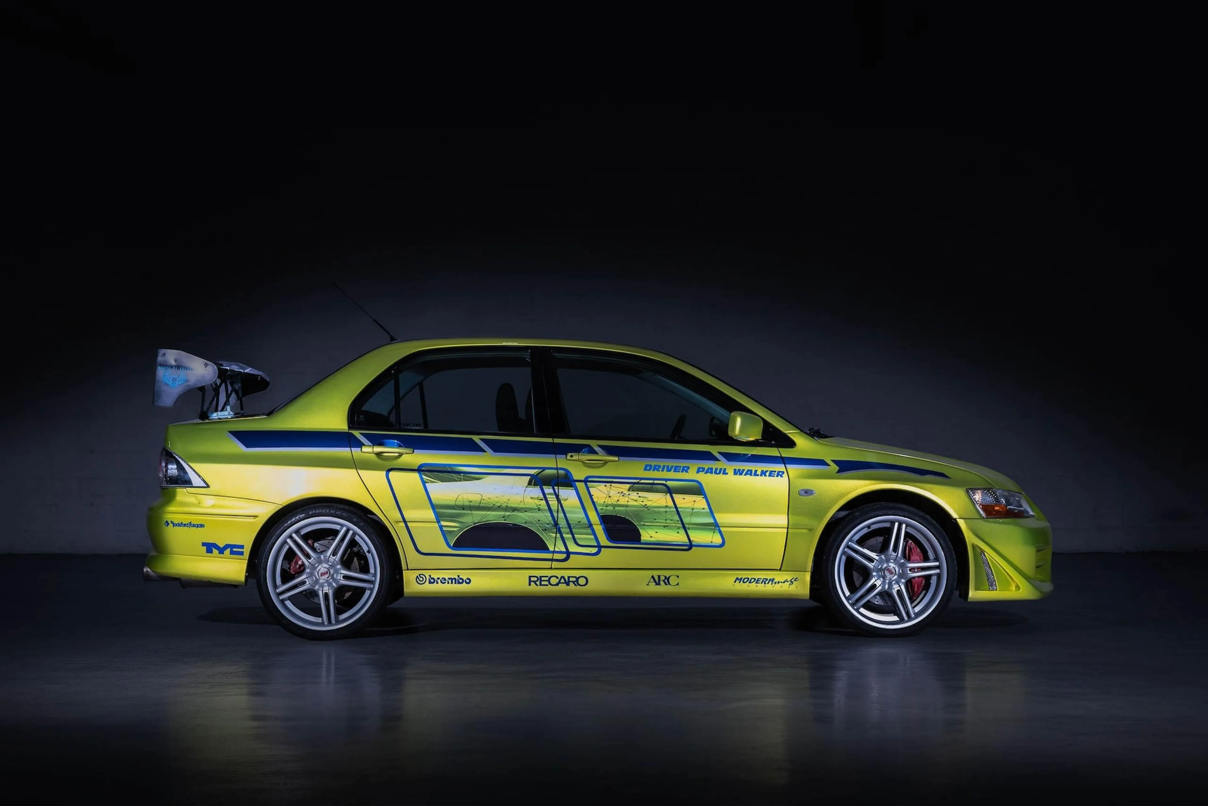 Paul Walker's 2 Fast 2 Furious Mitsubishi Lancer Evo VII up for sale