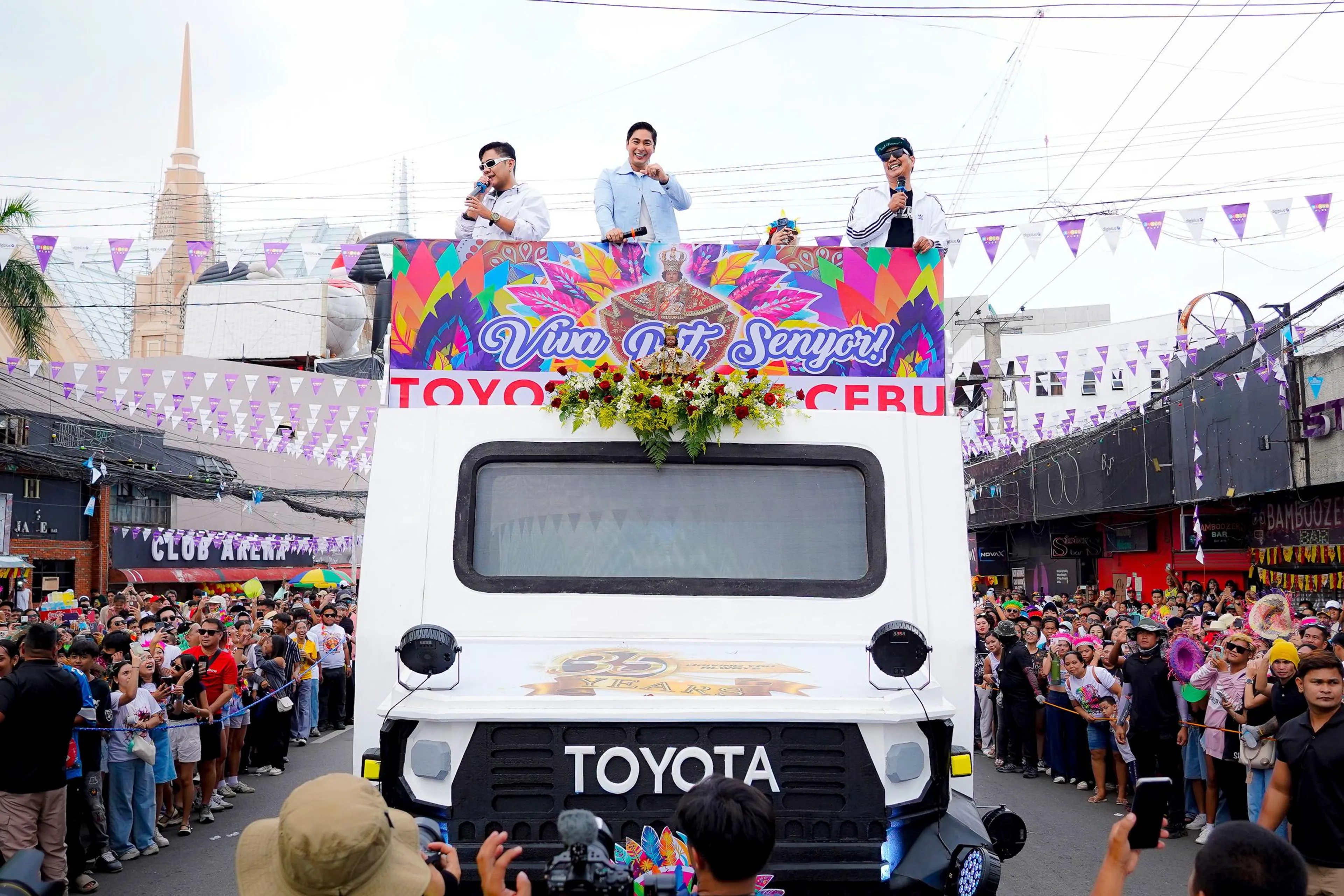 Toyota joins Sinulog Festival with Coco Martin in Cebu