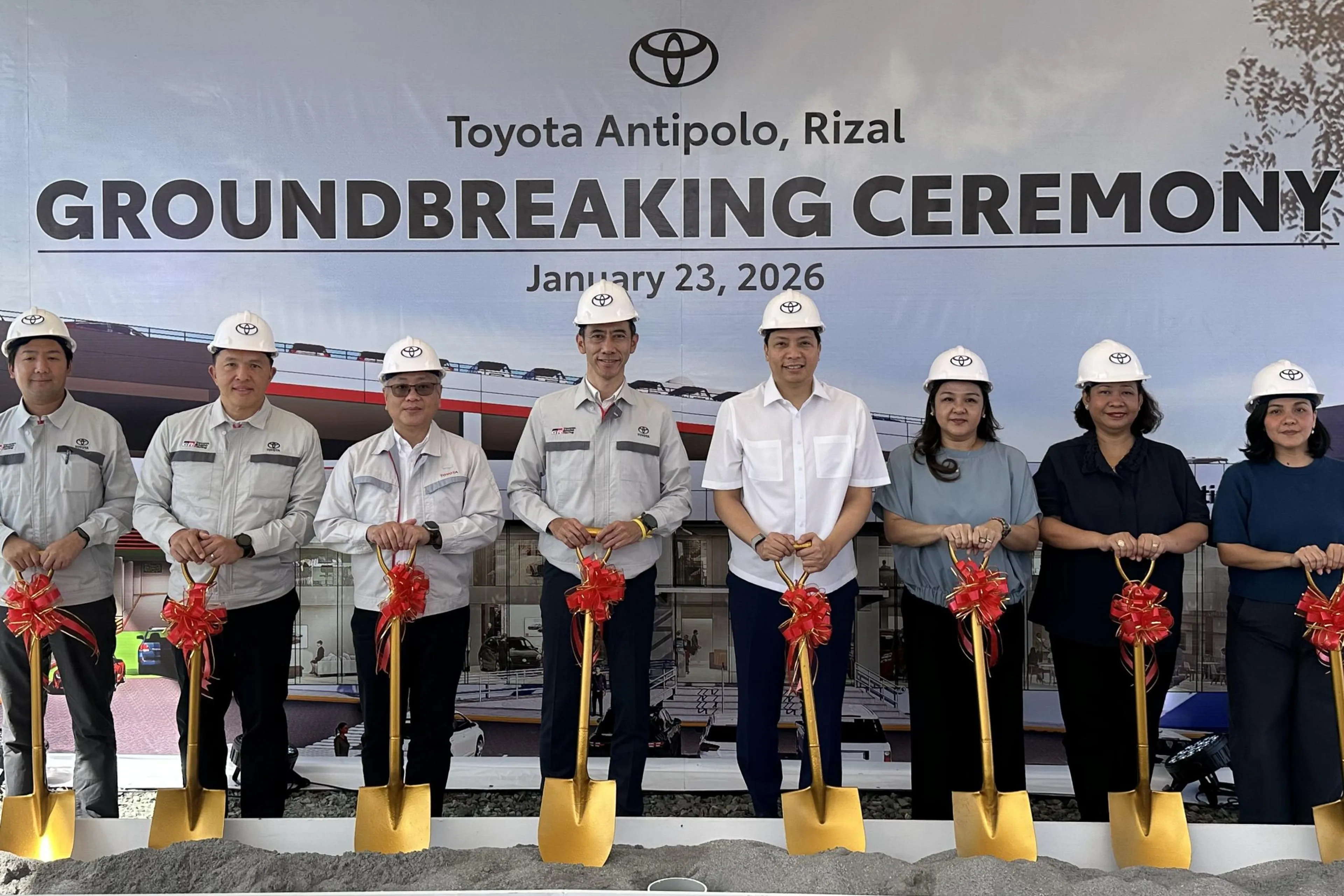 Rising Soon: Toyota PH breaks ground for new Antipolo dealership