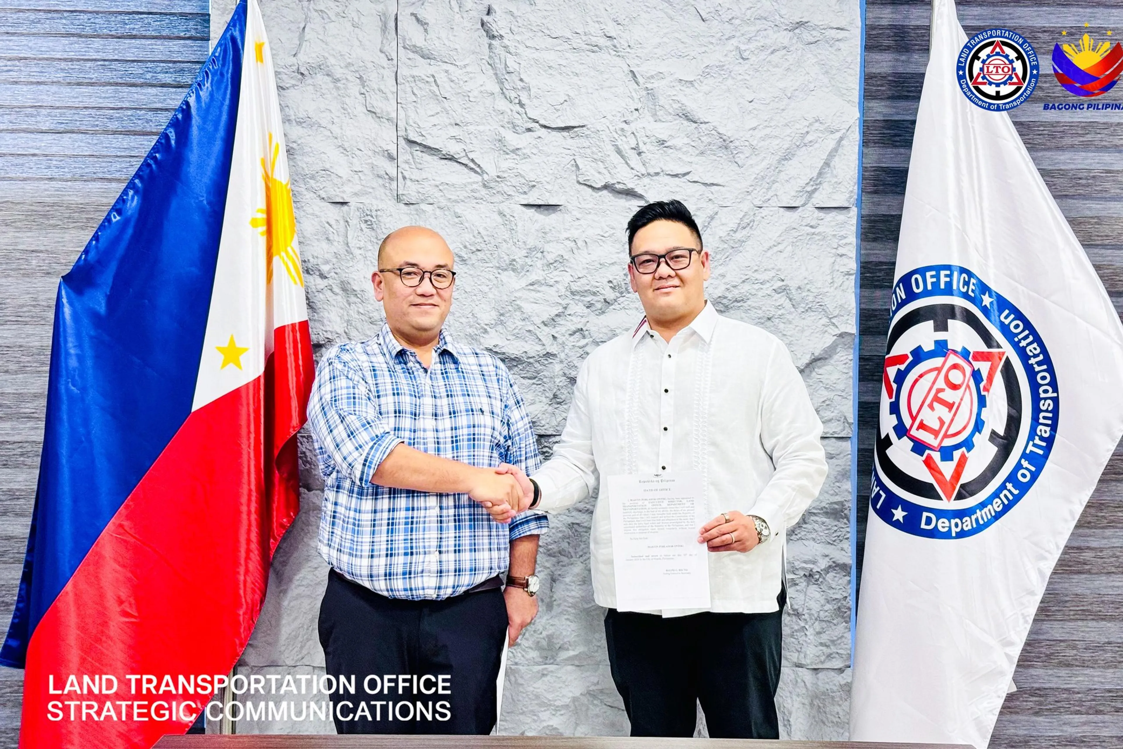 LTO welcomes Atty. Martin Ontog as new Executive Director