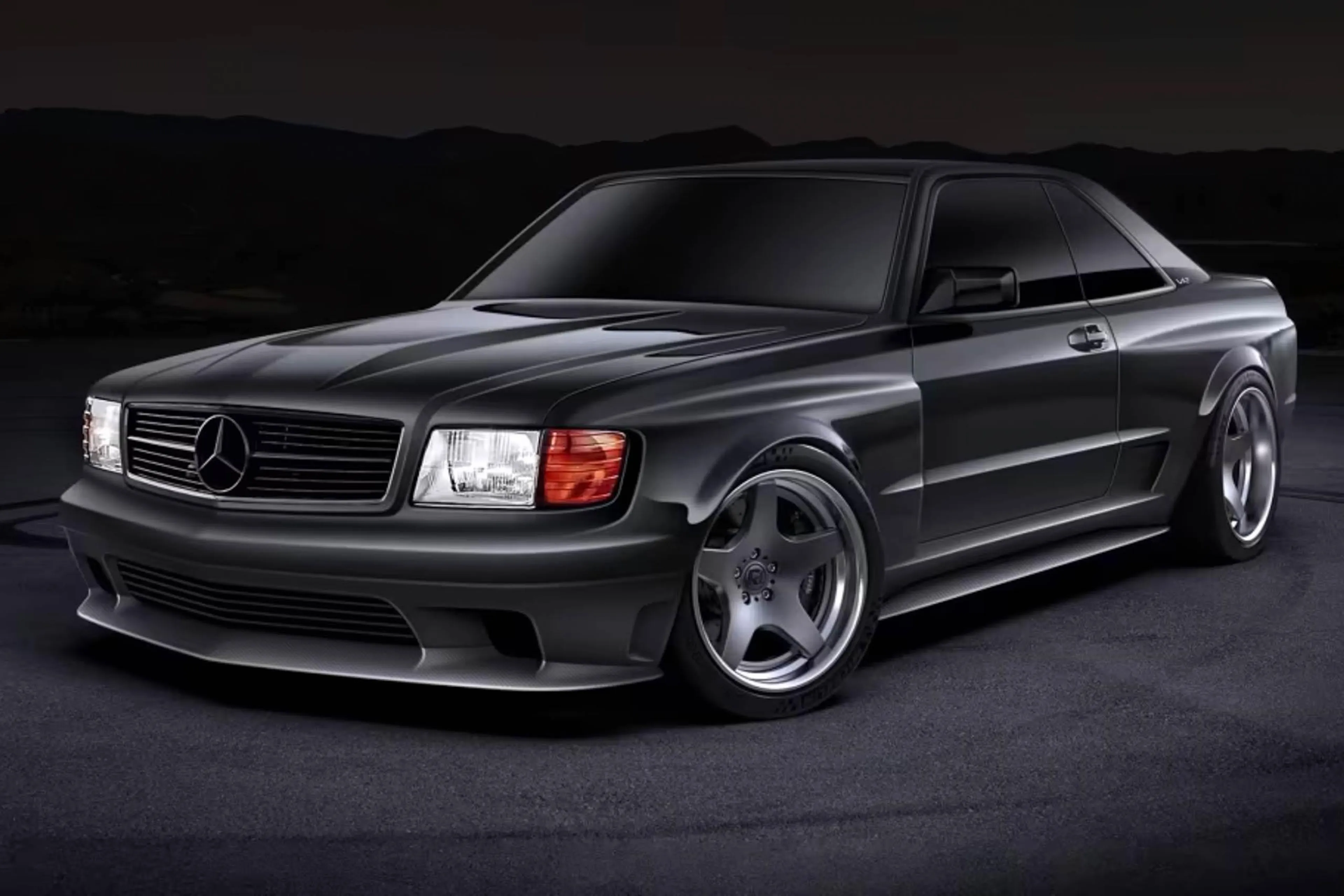 RennTech restomods Mercedes-Benz 560 SEC with V12 power