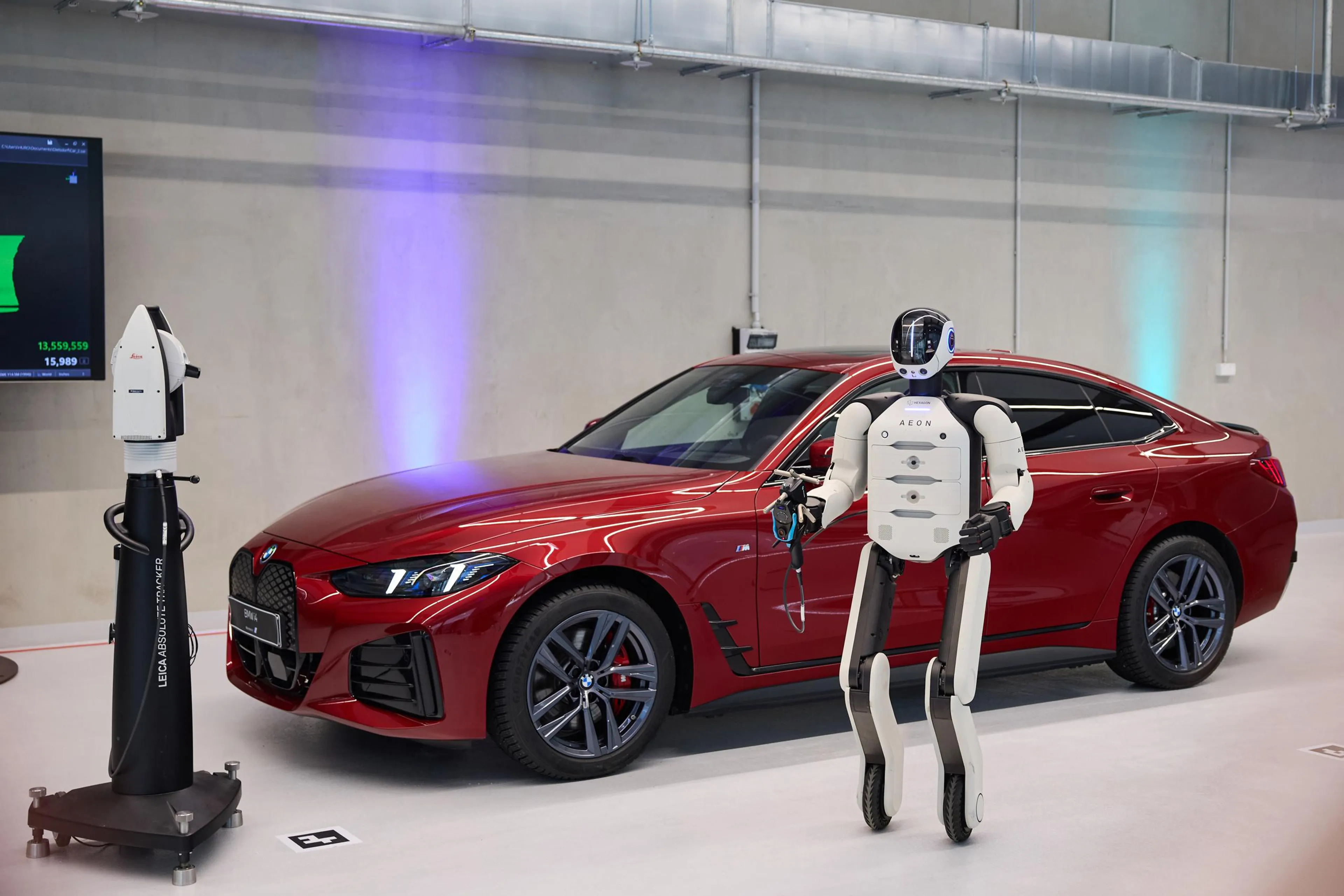BMW assigns humanoid robots in its production line in Germany