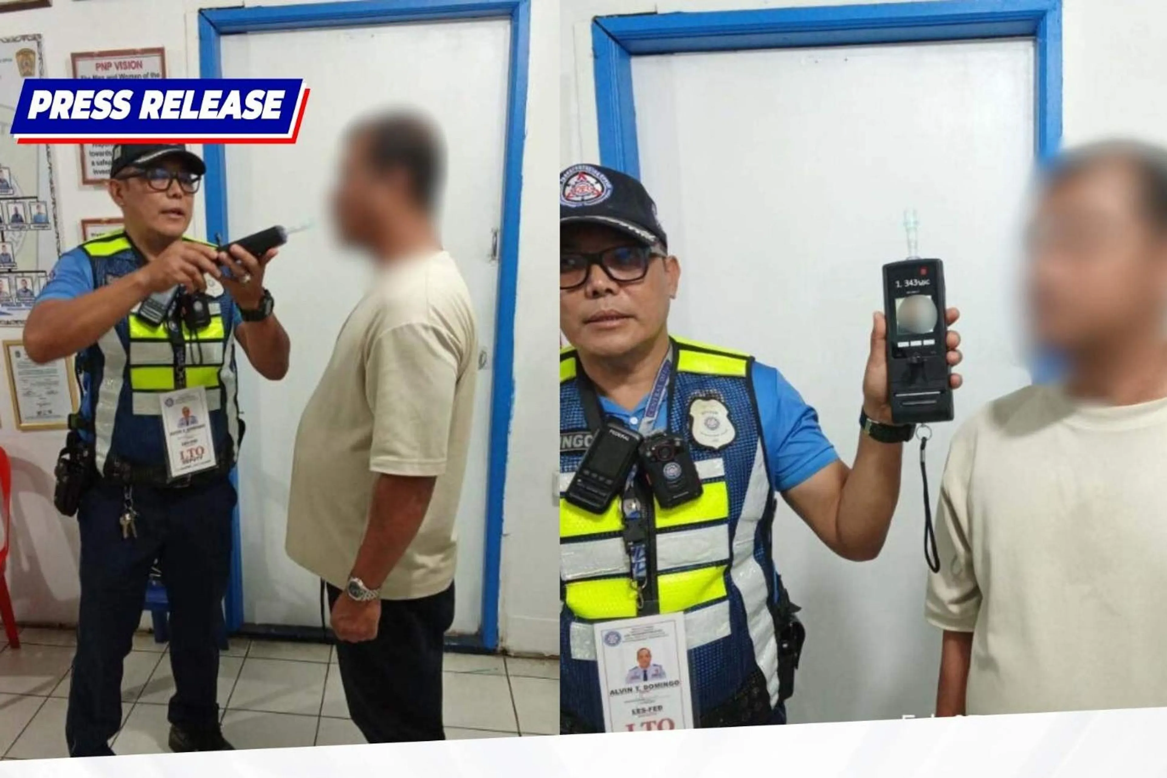 LTO revokes licenses of motorists for failing DUI testing
