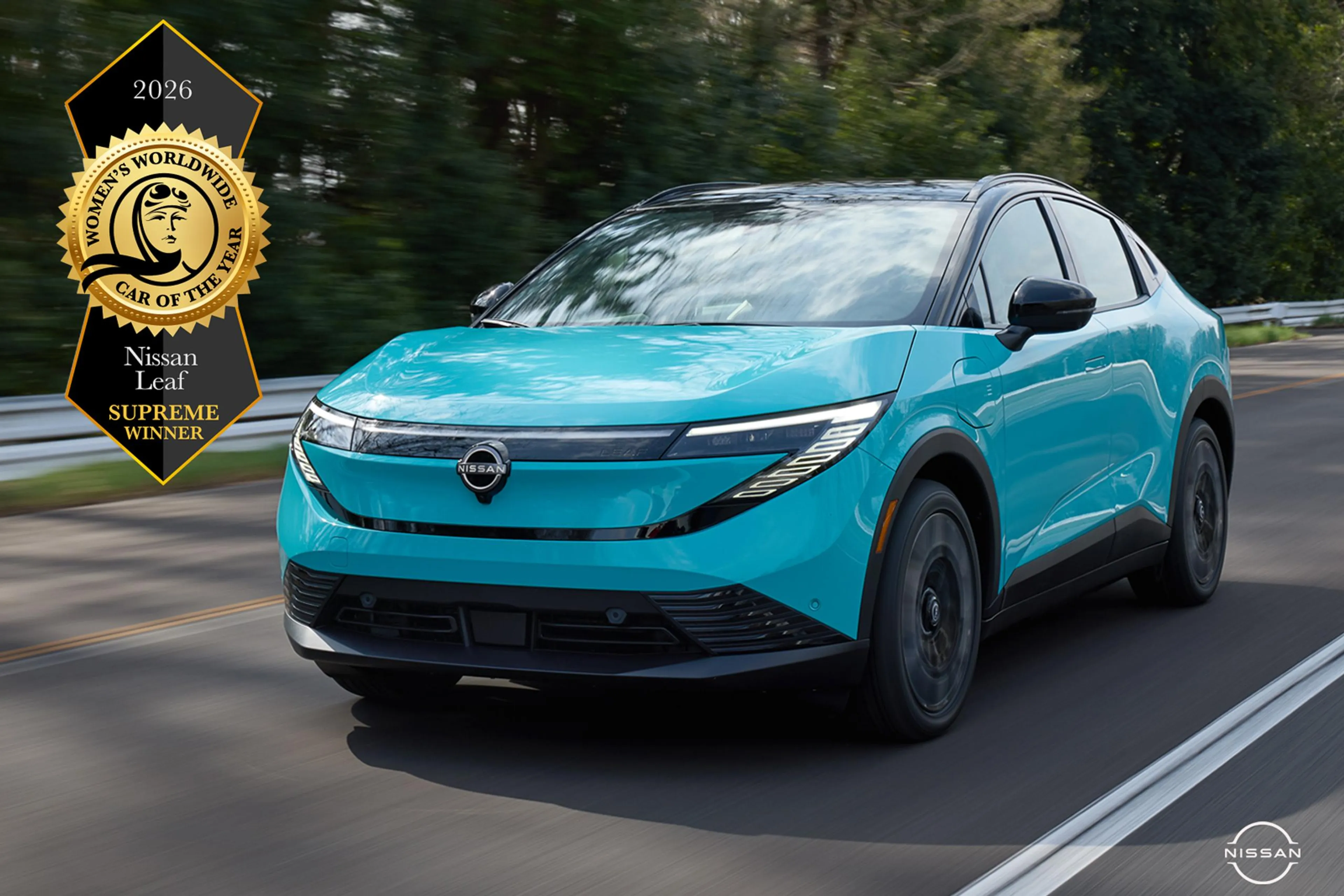 All-new Nissan Leaf wins 2026 Women’s Worldwide Car of the Year