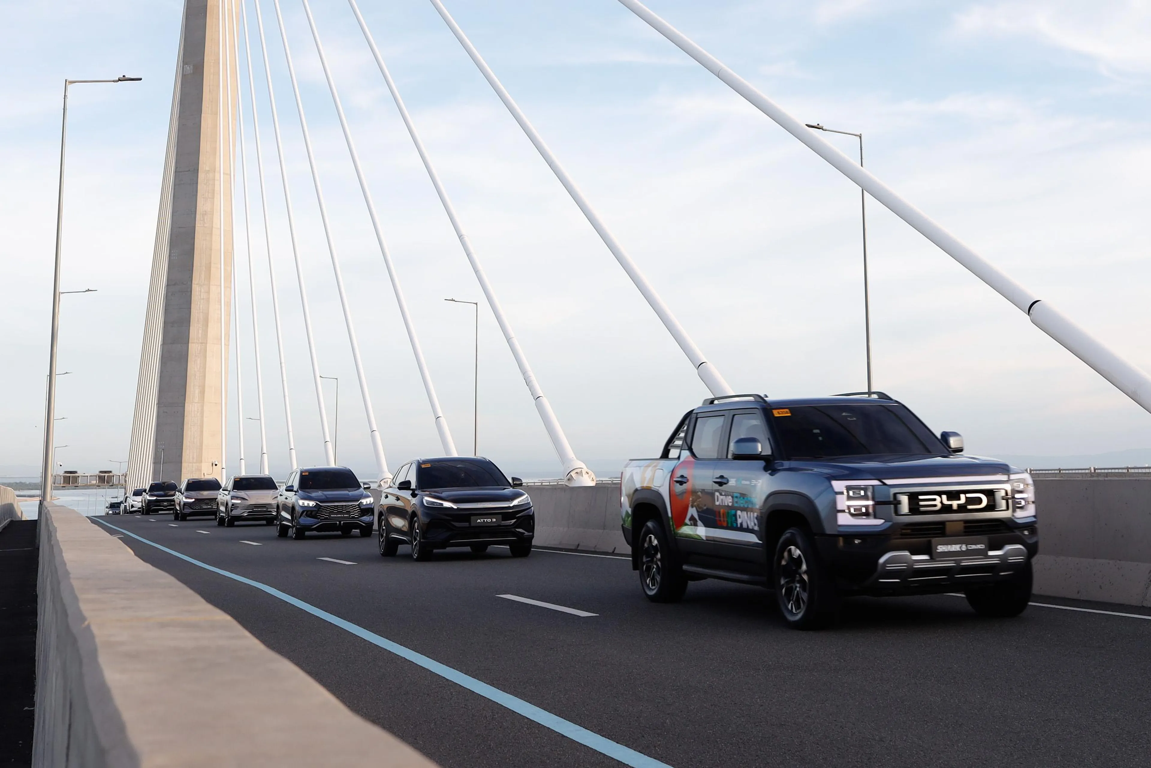 BYD “Drive Electric, Love Pinas” campaign sets two Guinness World Records