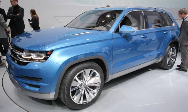 NAIAS 2013: Volkswagen unveils CrossBlue hybrid SUV concept
