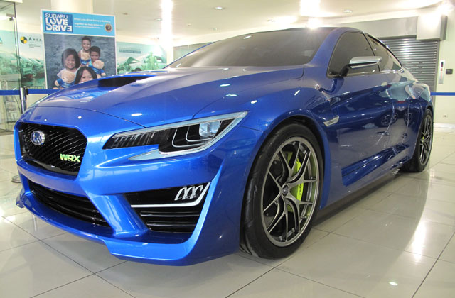 Subaru WRX Concept Car arrives in the Philippines