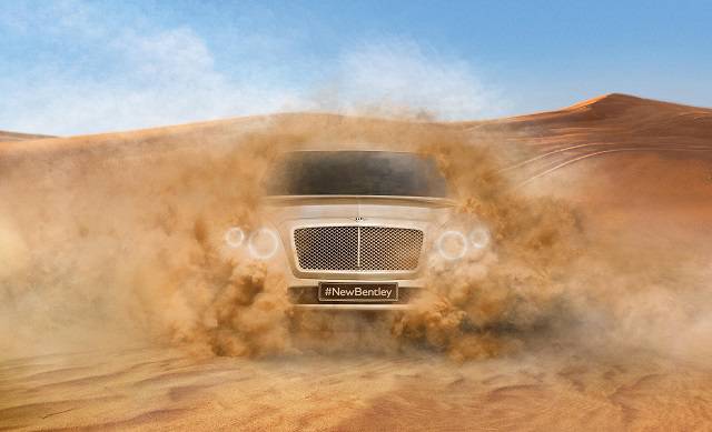 Bentley gives us first glimpse of their SUV