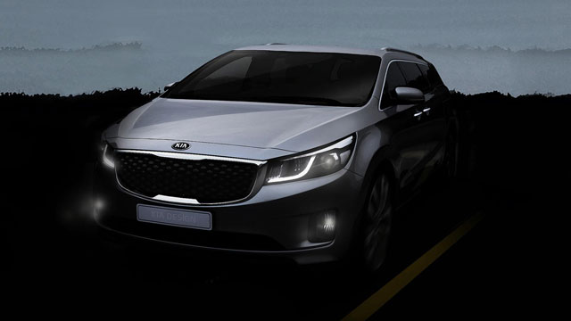 New York 2014 Preview: 2015 Kia Carnival teased anew