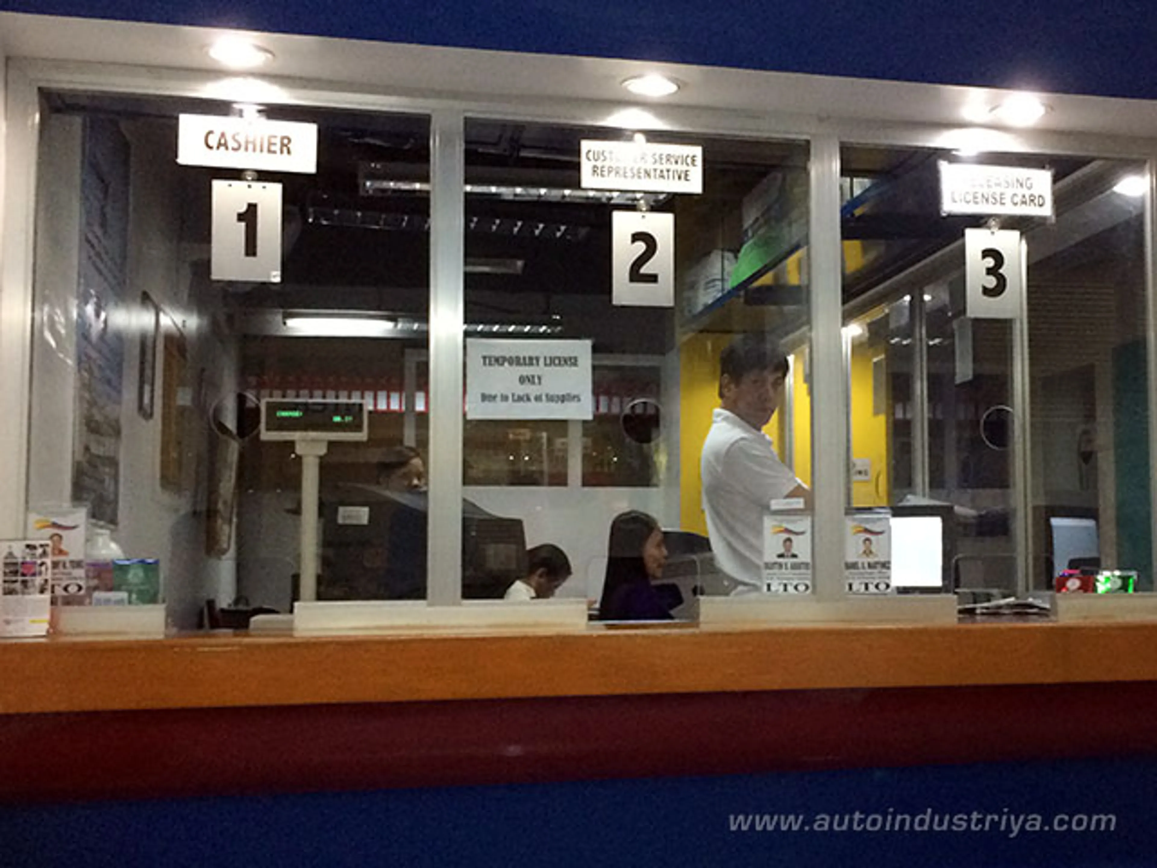 LTO unable to issue drivers license cards