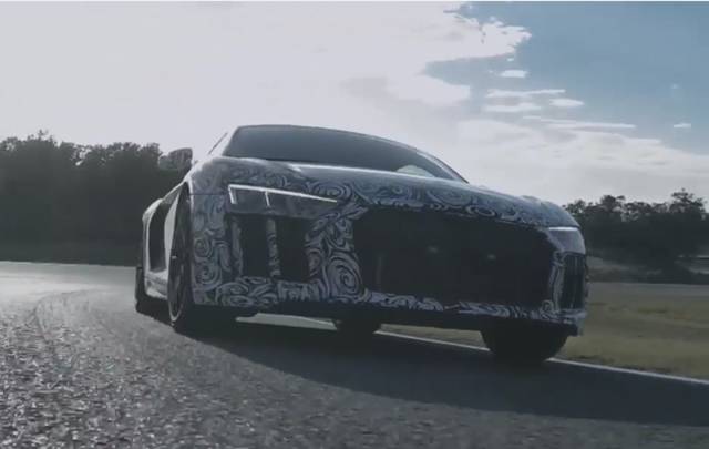 Audi releases test footage of next generation R8 prototype | AutoIndustriya