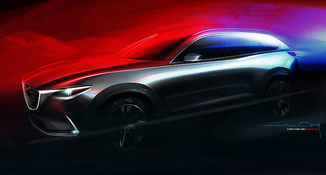 Los Angeles 2015 Preview: Mazda gives a glimpse of the all-new CX-9