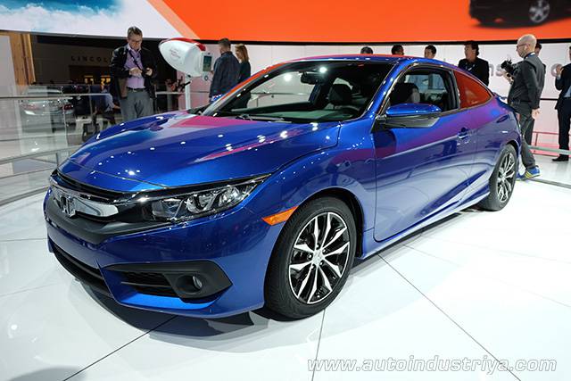 Los Angeles 2015: Honda Civic Coupe officially breaks cover