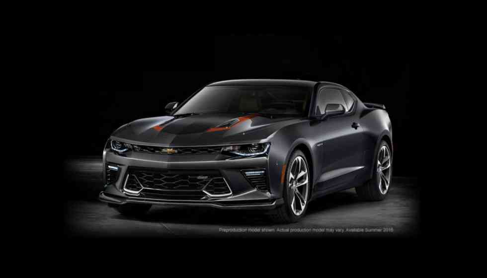 Chevrolet Camaro 50th anniversary edition revealed