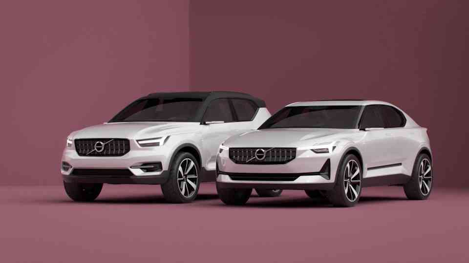 Volvo previews new CMA-based 40 series concepts