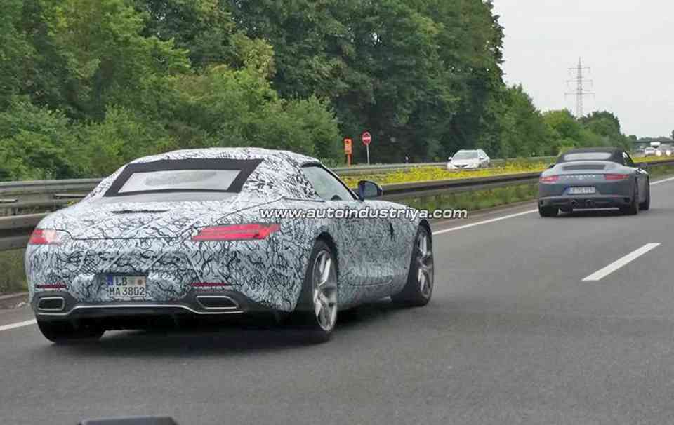 Spied: Mercedes-AMG GT Roadster caught testing at the Autobahn