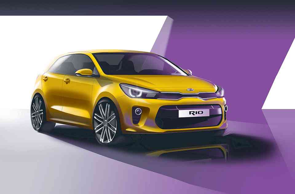 2017 Kia Rio previewed ahead of Paris Motor Show